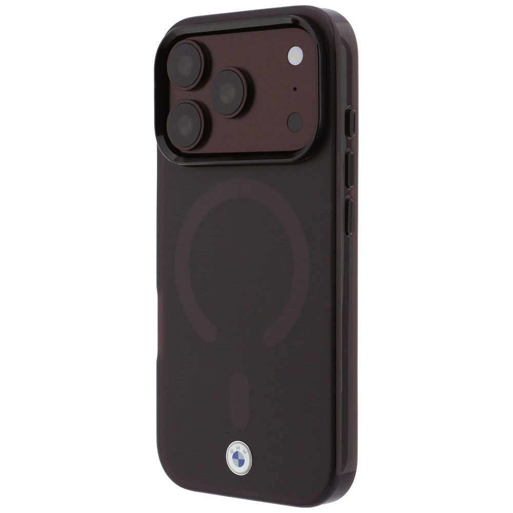 Dėklas BMW Sign Frosted IML & Metal Logo MagSafe, skirtas iPhone 18 Pro Max / 17 Pro Max - Bordo -- iPhone 18 Pro Max /...