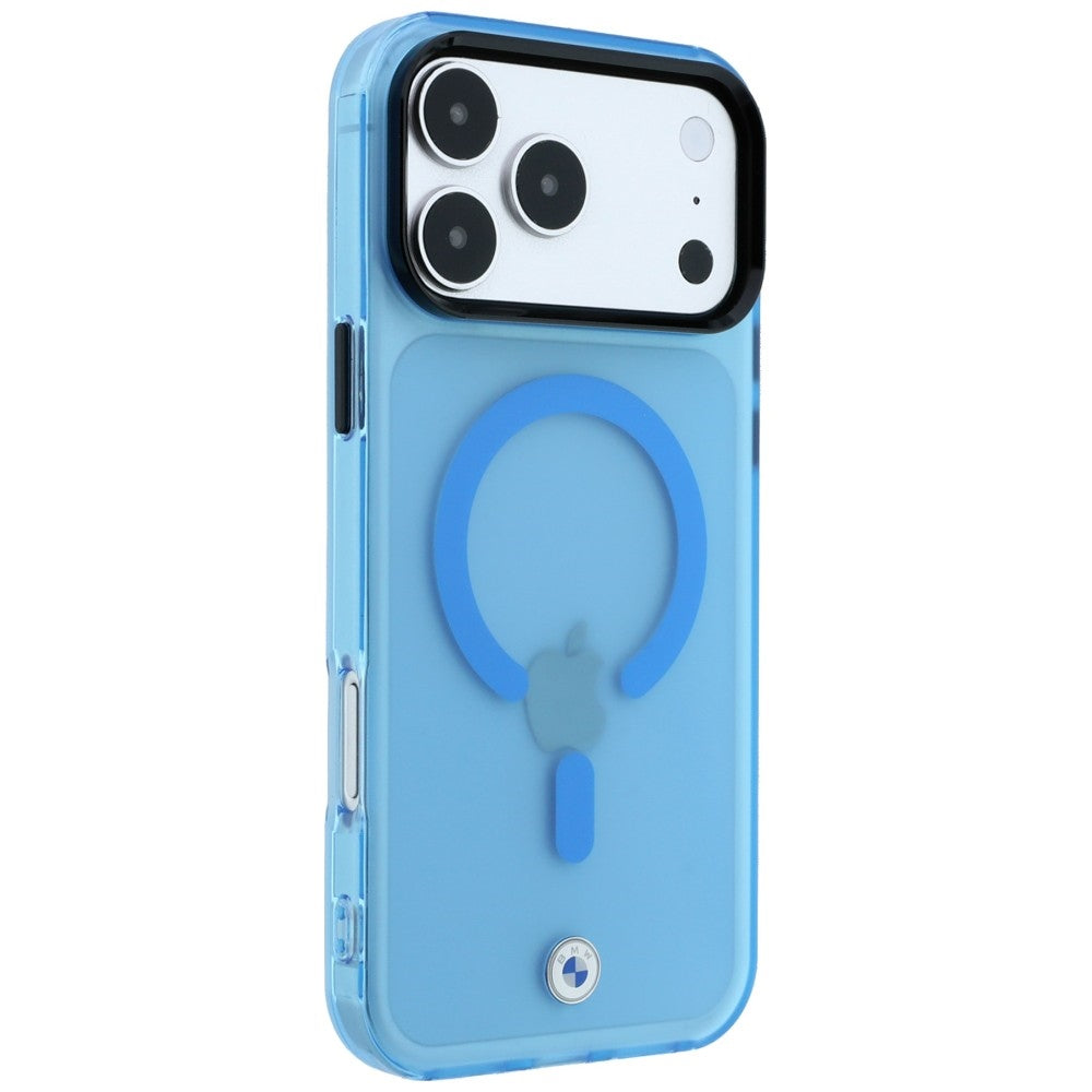 Dėklas BMW Sign Frosted IML & Metal Logo MagSafe, skirtas iPhone 18 Pro Max / 17 Pro Max - Mėlyna -- iPhone 18 Pro Max /...