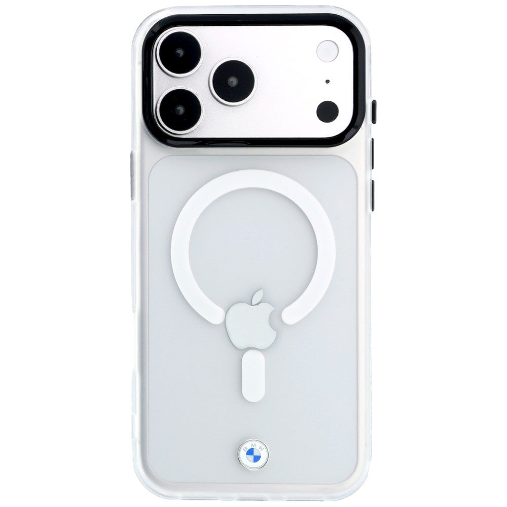 Dėklas BMW Sign Frosted IML & Metal Logo MagSafe, skirtas iPhone 18 Pro Max / 17 Pro Max - Skaidri -- iPhone 18 Pro Max /...