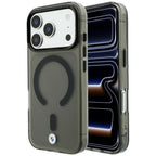 Dėklas BMW Sign Frosted IML & Metal Logo MagSafe, skirtas iPhone 18 Pro Max / 17 Pro Max - Pilka -- iPhone 18 Pro Max /...
