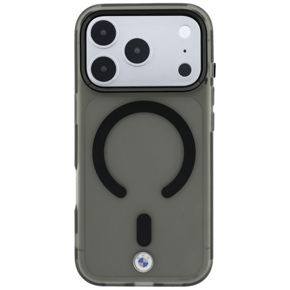 Dėklas BMW Sign Frosted IML & Metal Logo MagSafe, skirtas iPhone 18 Pro Max / 17 Pro Max - Pilka -- iPhone 18 Pro Max /...