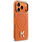 Dėklas Karl Lagerfeld IML K Head MagSafe telefonui iPhone 18 Pro Max / 17 Pro Max - Oranžinis -- iPhone 18 Pro Max /...