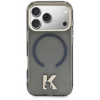 Dėklas Karl Lagerfeld IML K Head MagSafe telefonui iPhone 18 Pro / 17 Pro - Juodas -- iPhone 18 Pro / iPhone 17 Pro