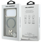 Dėklas Karl Lagerfeld IML K Head MagSafe telefonui iPhone 18 Pro / 17 Pro - Juodas -- iPhone 18 Pro / iPhone 17 Pro