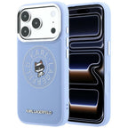 Dėklas Karl Lagerfeld Point & Choupette Sketch MagSafe telefonams iPhone 18 Pro / 17 Pro - Mėlynas -- iPhone 18 Pro /...