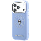 Dėklas Karl Lagerfeld Point & Choupette Sketch MagSafe telefonams iPhone 18 Pro / 17 Pro - Mėlynas -- iPhone 18 Pro /...