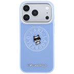 Dėklas Karl Lagerfeld Point & Choupette Sketch MagSafe telefonams iPhone 18 Pro / 17 Pro - Mėlynas -- iPhone 18 Pro /...