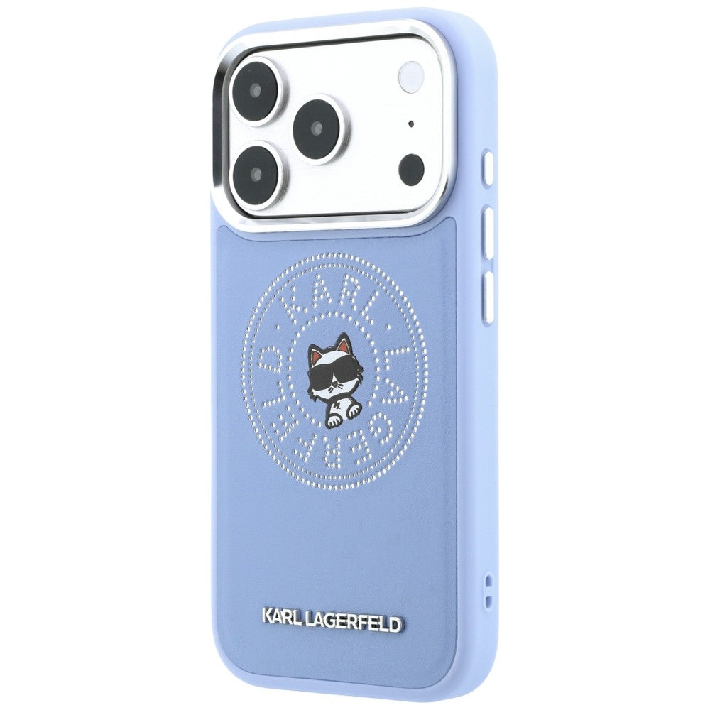 Dėklas Karl Lagerfeld Point & Choupette Sketch MagSafe telefonui iPhone 18 Pro Max / 17 Pro Max - Mėlynas -- iPhone 18...