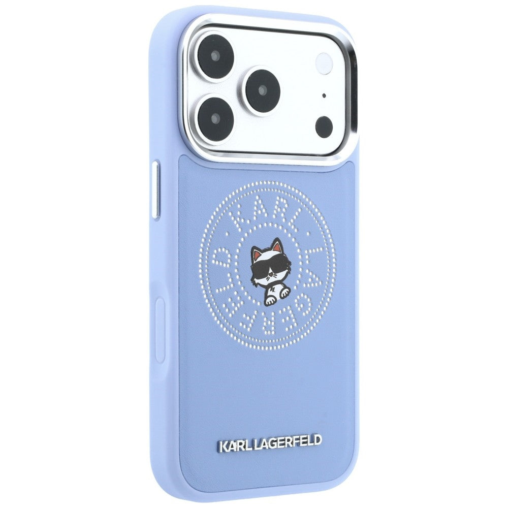 Dėklas Karl Lagerfeld Point & Choupette Sketch MagSafe telefonui iPhone 18 Pro Max / 17 Pro Max - Mėlynas -- iPhone 18...