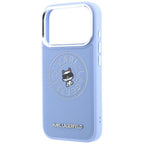 Dėklas Karl Lagerfeld Point & Choupette Sketch MagSafe telefonui iPhone 18 Pro Max / 17 Pro Max - Mėlynas -- iPhone 18...