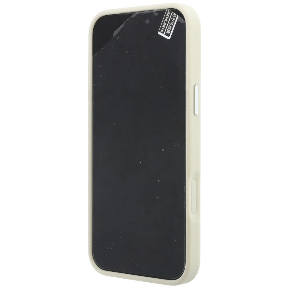 Dėklas Karl Lagerfeld Ring Stand 360 Saffiano Classic Logo MagSafe telefonui iPhone 18 Pro Max / 17 Pro Max - Smėlinis --...