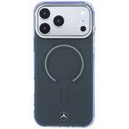 Dėklas Mercedes Double Layer Iconic Logo MagSafe skirtas iPhone 18 Pro Max / 17 Pro Max - tamsiai pilkas -- iPhone 18 Pro...