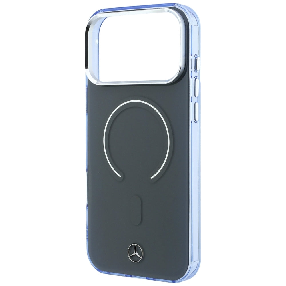 Dėklas Mercedes Double Layer Iconic Logo MagSafe skirtas iPhone 18 Pro Max / 17 Pro Max - tamsiai pilkas -- iPhone 18 Pro...