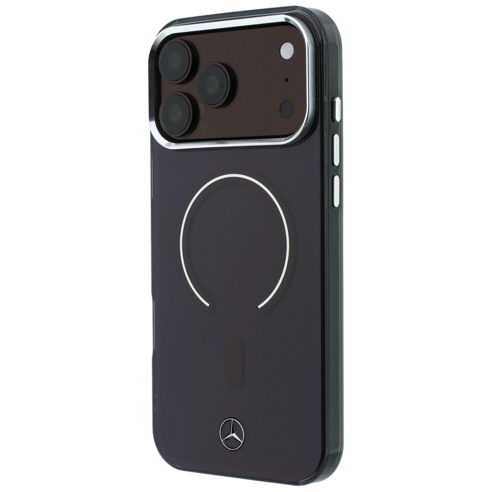 Dėklas Mercedes Double Layer Iconic Logo MagSafe skirtas iPhone 18 Pro Max / 17 Pro Max - bordo -- iPhone 18 Pro Max /...