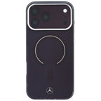 Dėklas Mercedes Double Layer Iconic Logo MagSafe skirtas iPhone 18 Pro Max / 17 Pro Max - bordo -- iPhone 18 Pro Max /...