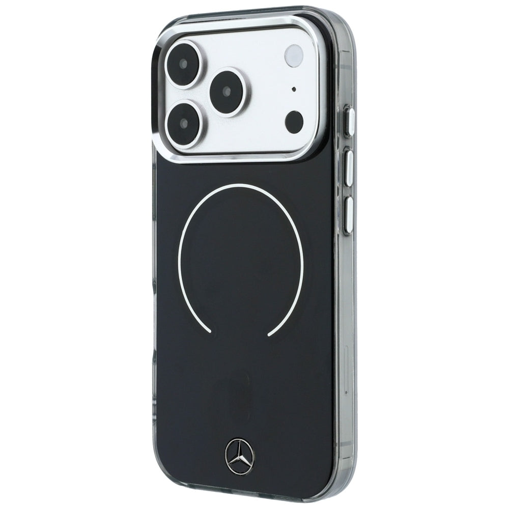 Dėklas Mercedes Double Layer Iconic Logo MagSafe skirtas iPhone 18 Pro Max / 17 Pro Max - juodas -- iPhone 18 Pro Max /...