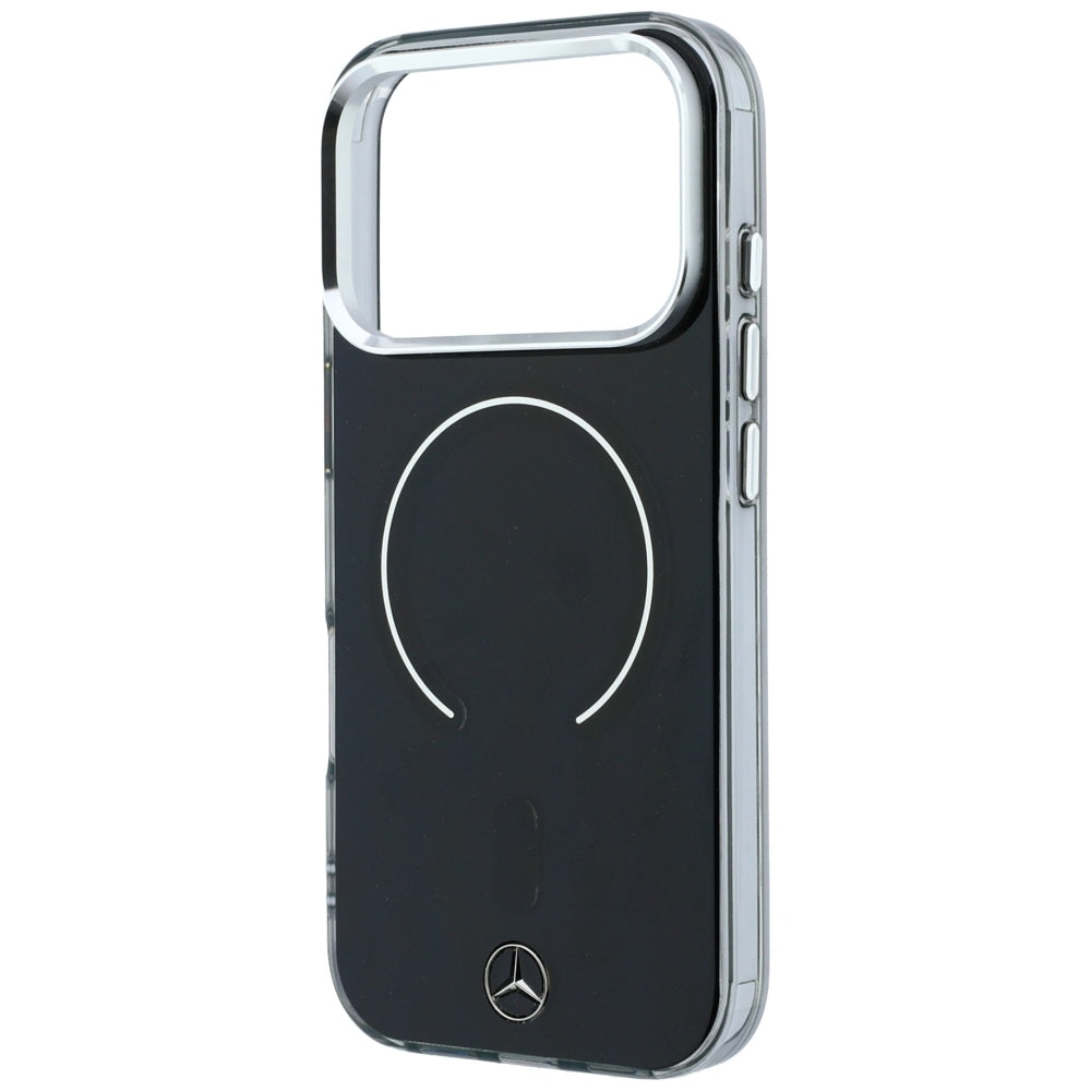Dėklas Mercedes Double Layer Iconic Logo MagSafe skirtas iPhone 18 Pro Max / 17 Pro Max - juodas -- iPhone 18 Pro Max /...