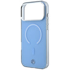 Dėklas Mercedes Double Layer Iconic Logo MagSafe skirtas iPhone 18 Pro Max / 17 Pro Max - mėlynas -- iPhone 18 Pro Max /...