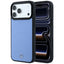 Dėklas Mercedes Leather Mesh with Bow Line MagSafe telefonui iPhone 18 Pro / 17 Pro - Mėlynas -- iPhone 18 Pro / iPhone...