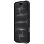 Dėklas Mercedes Leather Semi Wrap with Iconic Line MagSafe telefonui iPhone 18 Pro Max / 17 Pro Max - Tamsiai pilkas --...