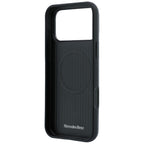 Dėklas Mercedes Leather Semi Wrap with Iconic Line MagSafe telefonui iPhone 18 Pro Max / 17 Pro Max - Tamsiai pilkas --...