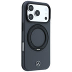 Mercedes odinis MagSafe dėklas su žiediniu stovu, skirtas iPhone 18 Pro / 17 Pro - Tamsiai pilkas -- iPhone 18 Pro /...