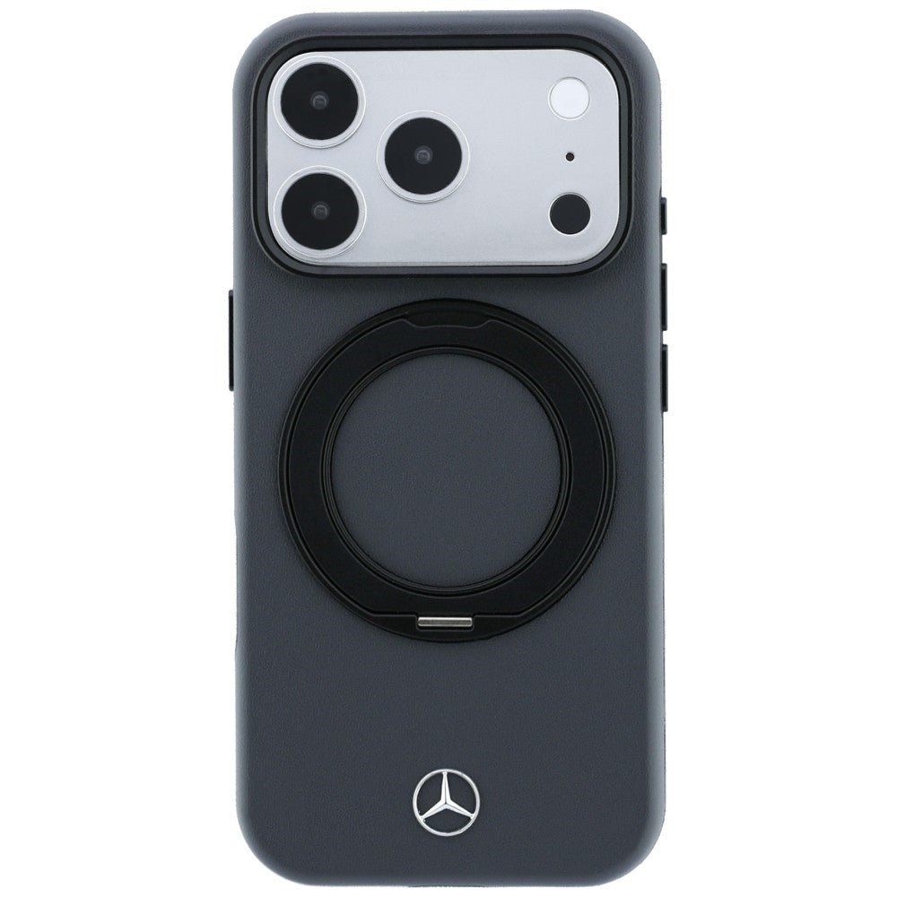Mercedes odinis MagSafe dėklas su žiediniu stovu, skirtas iPhone 18 Pro Max / 17 Pro Max - Tamsiai pilkas -- iPhone 18...