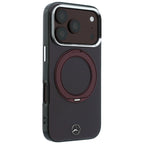 Dėklas Mercedes Ring Stand Iconic Logo MagSafe skirtas iPhone 18 Pro / 17 Pro - bordo -- iPhone 18 Pro / iPhone 17 Pro
