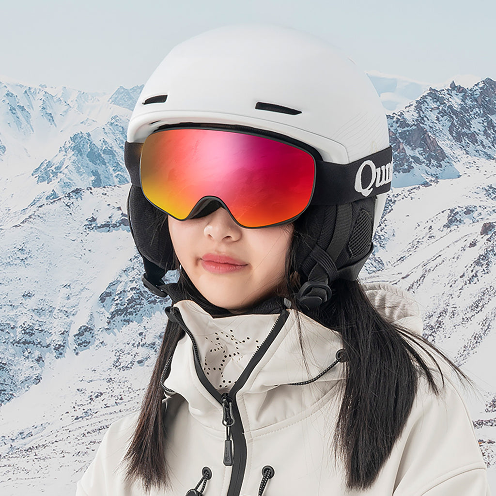 Slidinėjimo akiniai vaikams Qunature Black (M/L dydis) - juodi - OUTLET -- Uncategorized