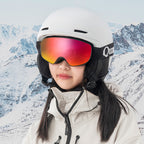 Slidinėjimo akiniai vaikams Qunature Black (M/L dydis) - juodi - OUTLET -- Uncategorized