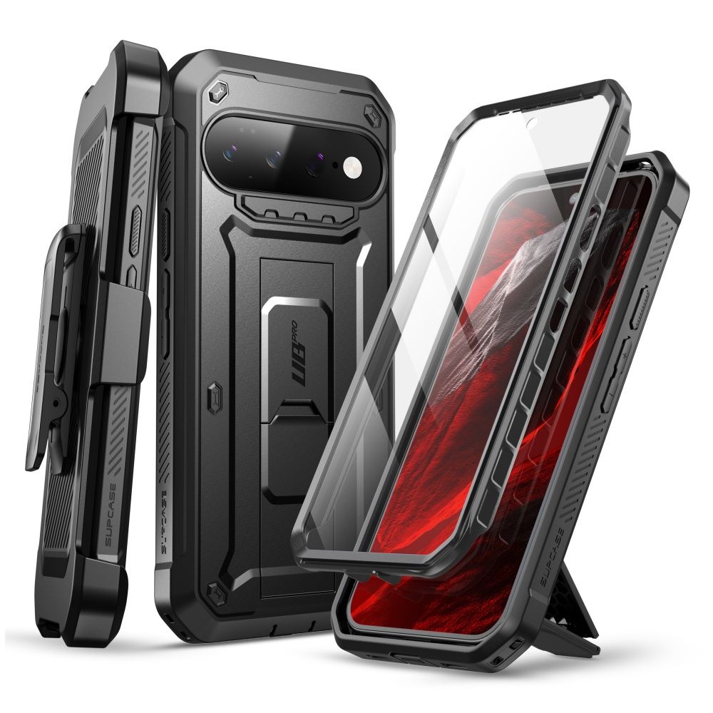 Dėklas Supcase Unicorn Beetle Pro skirtas Google Pixel 11 Pro XL - Juodas -- Google Pixel 11 Pro XL