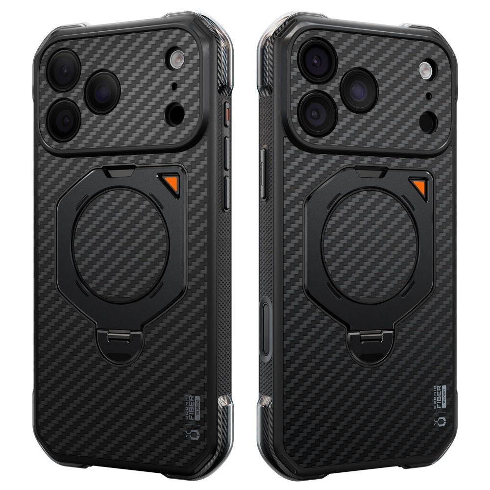 Dėklas Supcase UB Aero MagSafe Aramid telefonams iPhone 18 Pro Max / 17 Pro Max - juodas -- iPhone 18 Pro Max / iPhone 17...