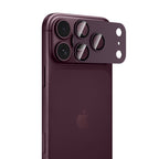 Apsauga kamerai Tech-Protect Camfull Fit+ iš grūdinto stiklo telefonui iPhone 18 Pro - bordo -- iPhone 18 Pro
