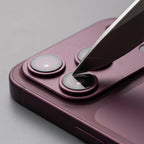 Apsauga kamerai Tech-Protect Camfull Fit+ iš grūdinto stiklo telefonui iPhone 18 Pro - bordo -- iPhone 18 Pro