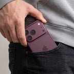 Apsauga kamerai Tech-Protect Camfull Fit+ iš grūdinto stiklo telefonui iPhone 18 Pro - bordo -- iPhone 18 Pro