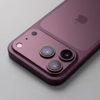 Apsauga kamerai Tech-Protect Camfull Fit+ iš grūdinto stiklo telefonui iPhone 18 Pro Max - bordo -- iPhone 18 Pro Max