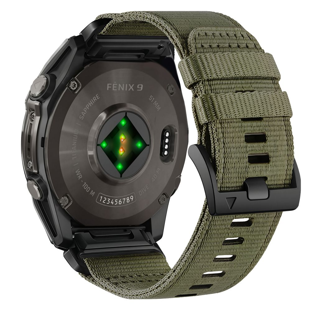 Dirželis Tech-Protect Nylon Classic laikrodžiams Garmin Fenix 5X / 5X Plus / 6X / 6X Pro / 7X / 8 / 8 Pro / 9 / 9 Pro (51...