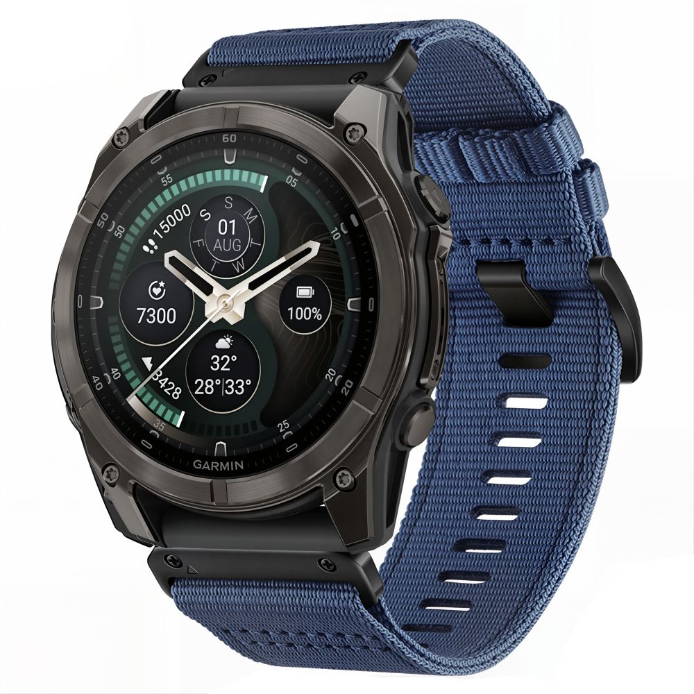 Dirželis Tech-Protect Nylon Classic laikrodžiams Garmin Fenix 5X / 5X Plus / 6X / 6X Pro / 7X / 8 / 8 Pro / 9 / 9 Pro (51...