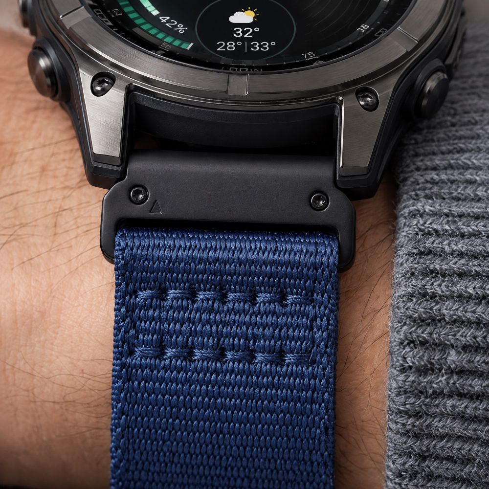 Dirželis Tech-Protect Nylon Classic laikrodžiams Garmin Fenix 5X / 5X Plus / 6X / 6X Pro / 7X / 8 / 8 Pro / 9 / 9 Pro (51...