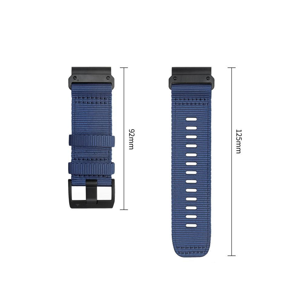 Dirželis Tech-Protect Nylon Classic laikrodžiams Garmin Fenix 5X / 5X Plus / 6X / 6X Pro / 7X / 8 / 8 Pro / 9 / 9 Pro (47...