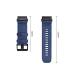 Dirželis Tech-Protect Nylon Classic laikrodžiams Garmin Fenix 5X / 5X Plus / 6X / 6X Pro / 7X / 8 / 8 Pro / 9 / 9 Pro (47...