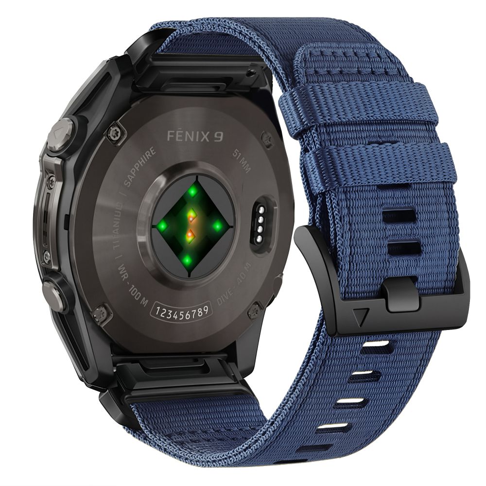 Dirželis Tech-Protect Nylon Classic laikrodžiams Garmin Fenix 5X / 5X Plus / 6X / 6X Pro / 7X / 8 / 8 Pro / 9 / 9 Pro (47...