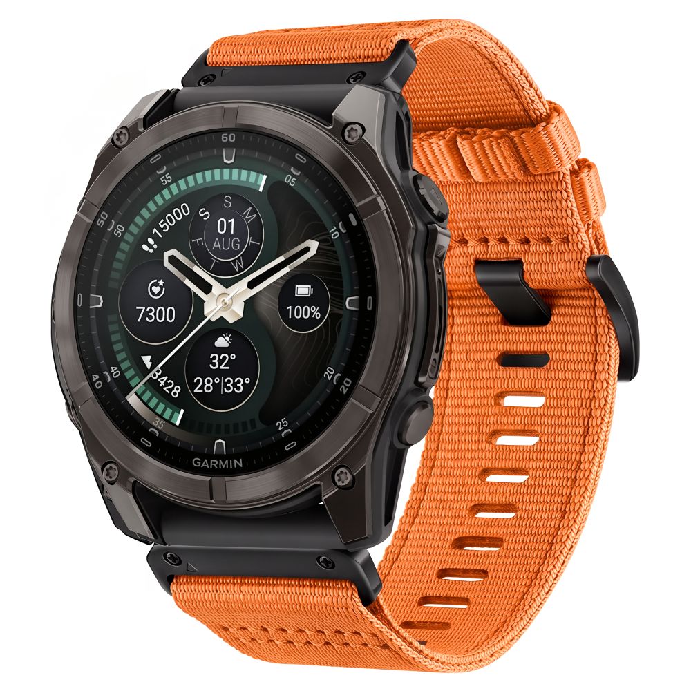 Dirželis Tech-Protect Nylon Classic laikrodžiams Garmin Fenix 5X / 5X Plus / 6X / 6X Pro / 7X / 8 / 8 Pro / 9 / 9 Pro (47...