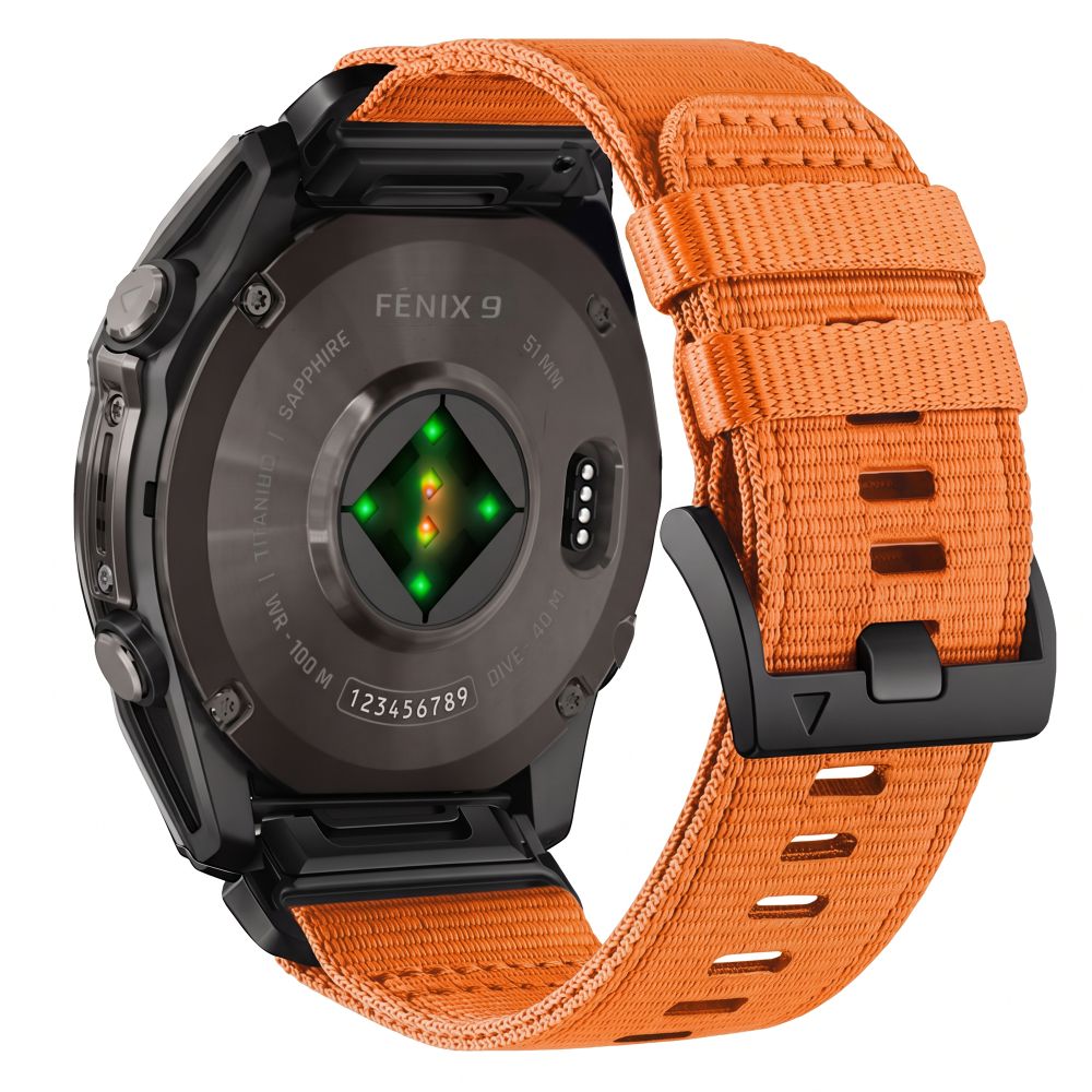 Dirželis Tech-Protect Nylon Classic laikrodžiams Garmin Fenix 5X / 5X Plus / 6X / 6X Pro / 7X / 8 / 8 Pro / 9 / 9 Pro (47...