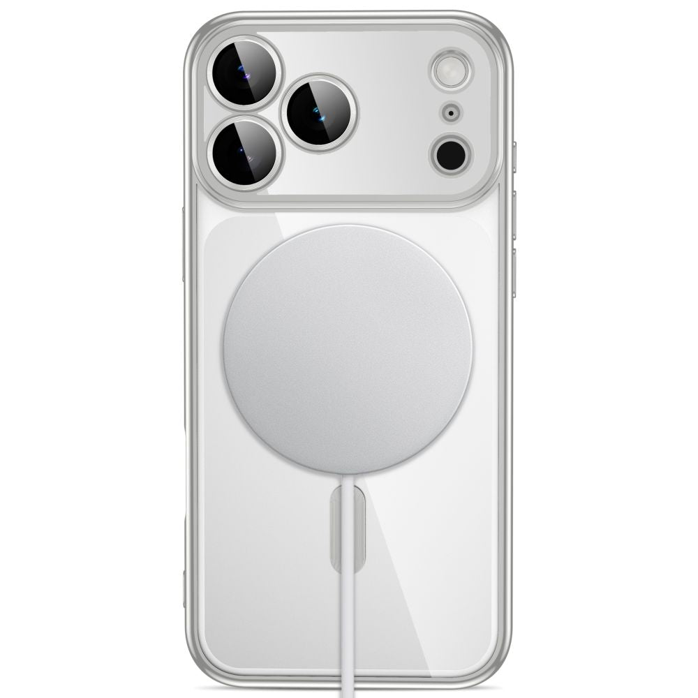 Dėklas Tech-Protect MagFlex skirtas iPhone 18 Pro / 17 Pro - sidabrinis -- iPhone 18 Pro / iPhone 17 Pro