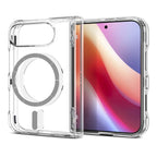 Dėklas Spigen Ultra Hybrid Pro MagSafe skirtas iPhone Duo - skaidrus ir baltas -- iPhone Duo