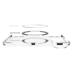 Dėklas Spigen Ultra Hybrid Pro MagSafe skirtas iPhone Duo - skaidrus ir baltas -- iPhone Duo