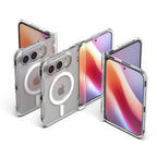 Dėklas Spigen Ultra Hybrid Pro MagSafe skirtas iPhone Duo - skaidrus ir baltas -- iPhone Duo