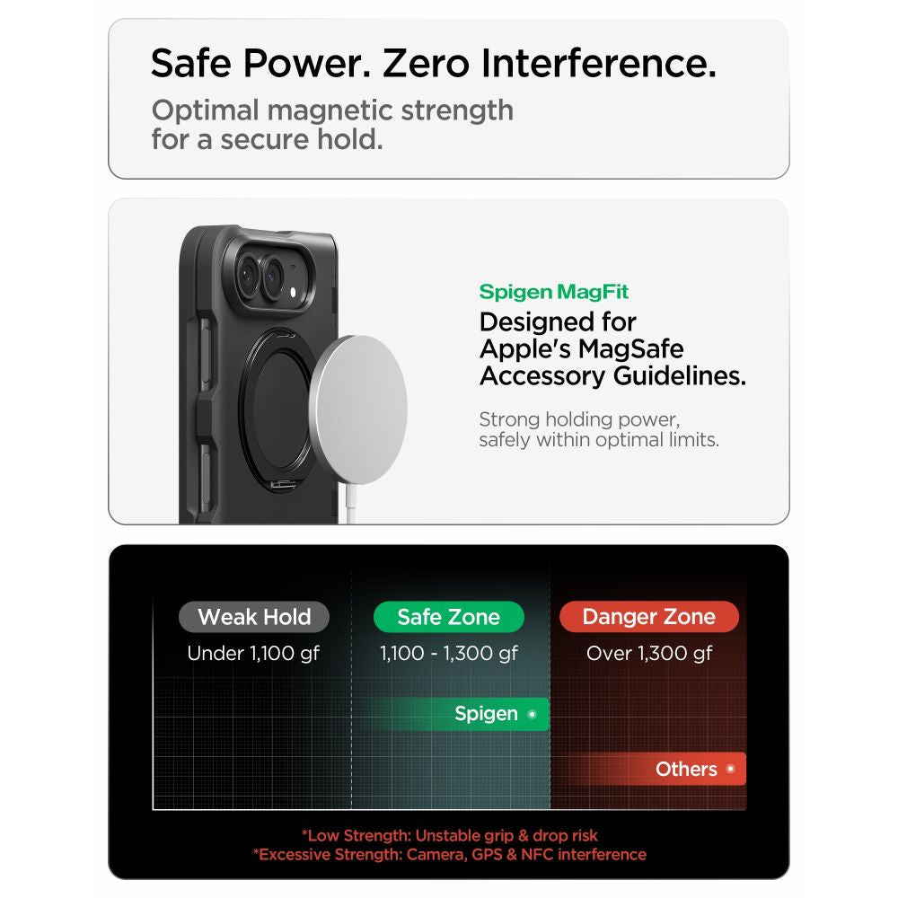 Dėklas Spigen Slim Armor Pro S MagSafe skirtas iPhone Duo - juodas -- iPhone Duo
