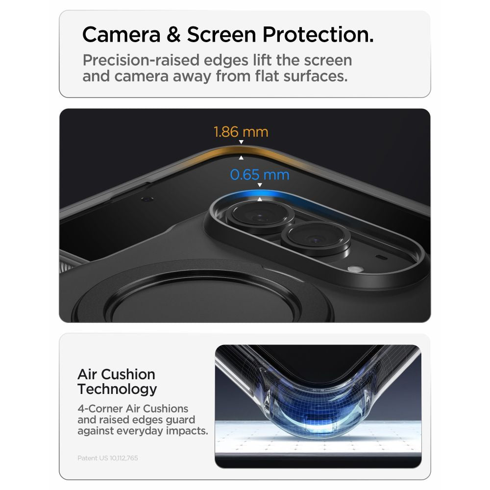 Dėklas Spigen Slim Armor Pro S MagSafe skirtas iPhone Duo - juodas -- iPhone Duo